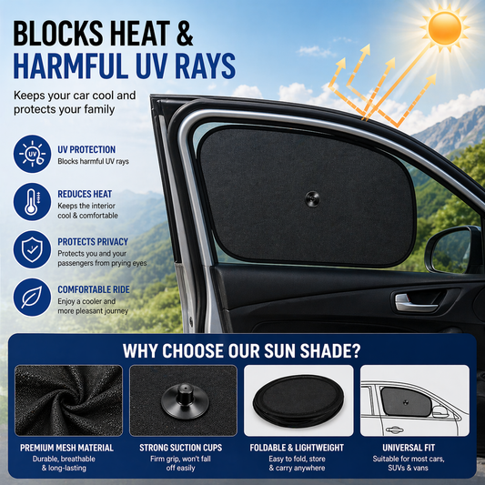 DriveCool™ Car Window Sun Shades (4 PCS Set)