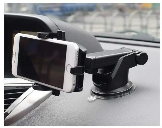 360° Car Mobile Holder – Strong Suction Dashboard Mount