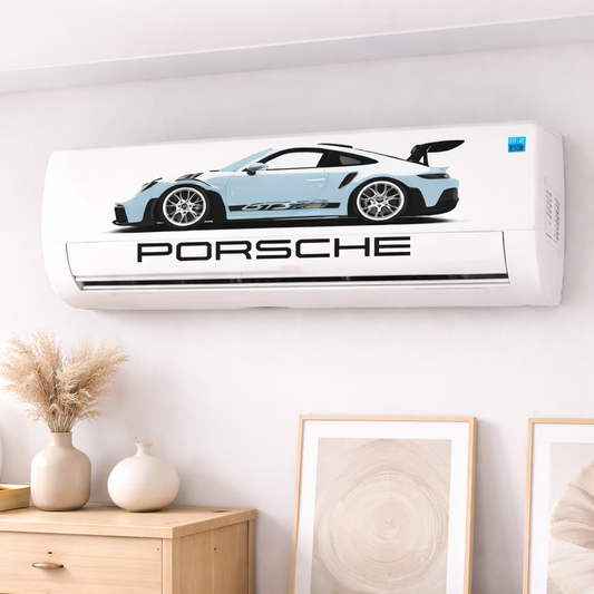 3D Porsche AC Sticker – Modern Wall Decor